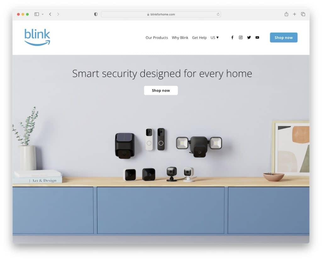 contoh e-niaga blink squarespace