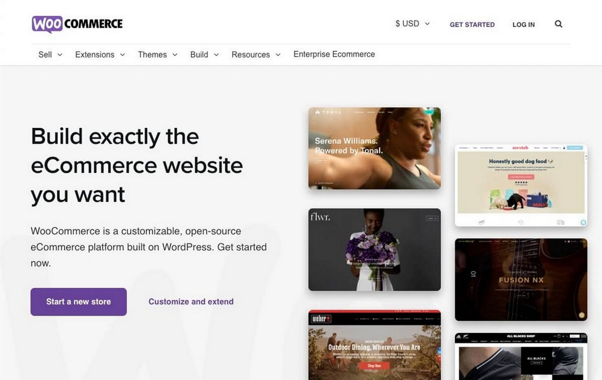 WooCommerce 主页