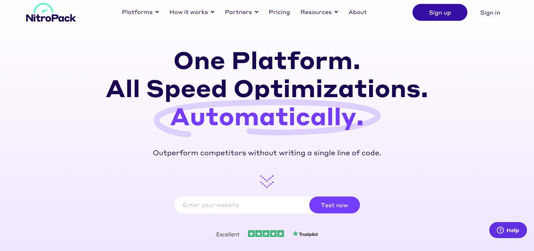 Nitro Pack One プラットフォーム、すべての速度を最適化