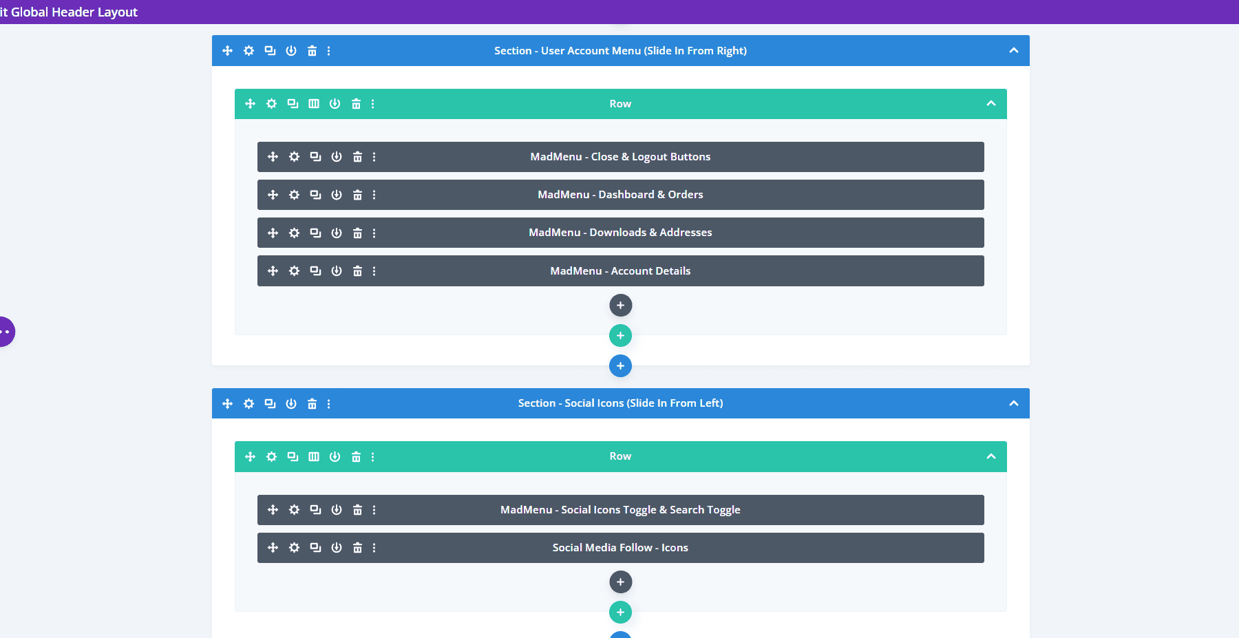 Divi MadMenu Demo Dreizehn
