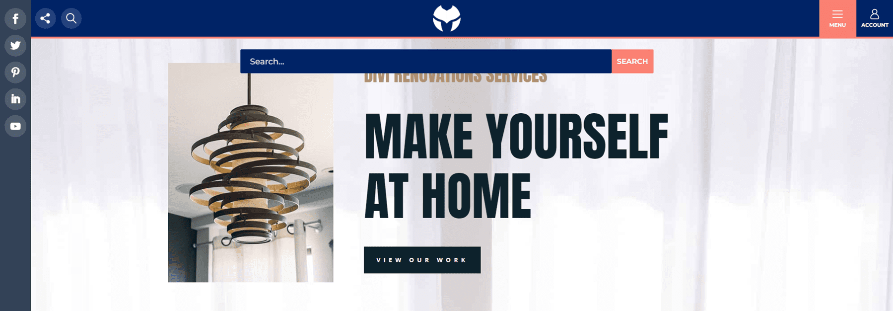 Divi MadMenu Demo Dreizehn