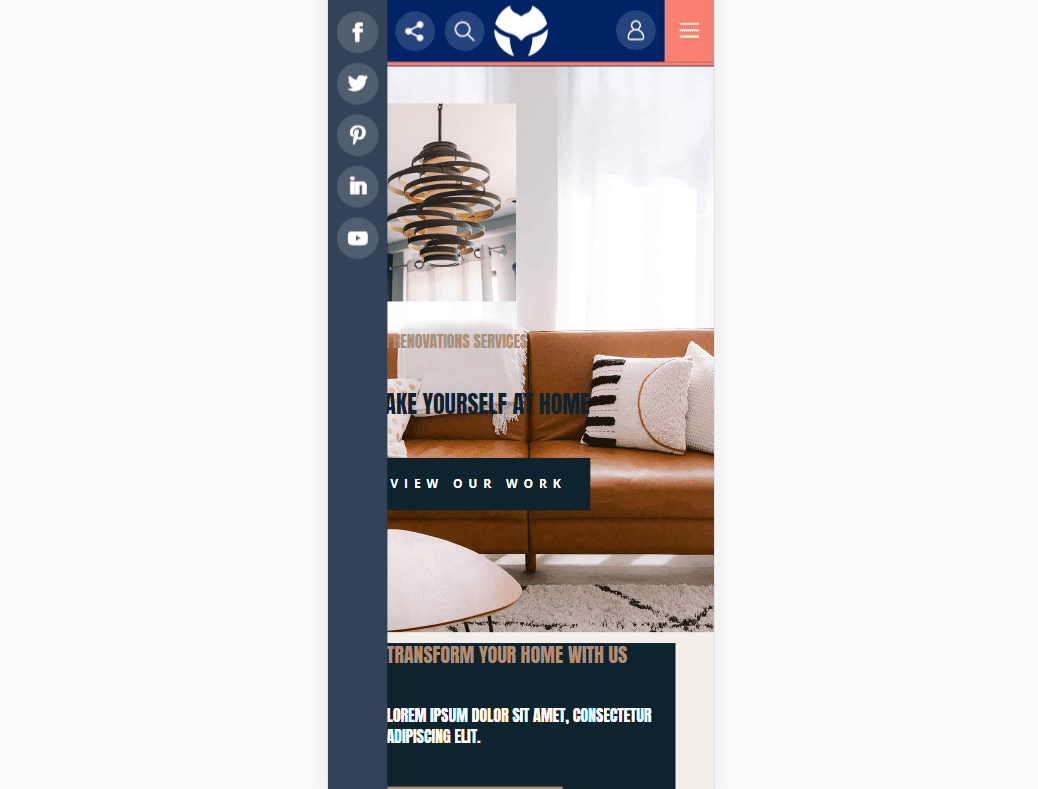 Divi MadMenu Demo Dreizehn
