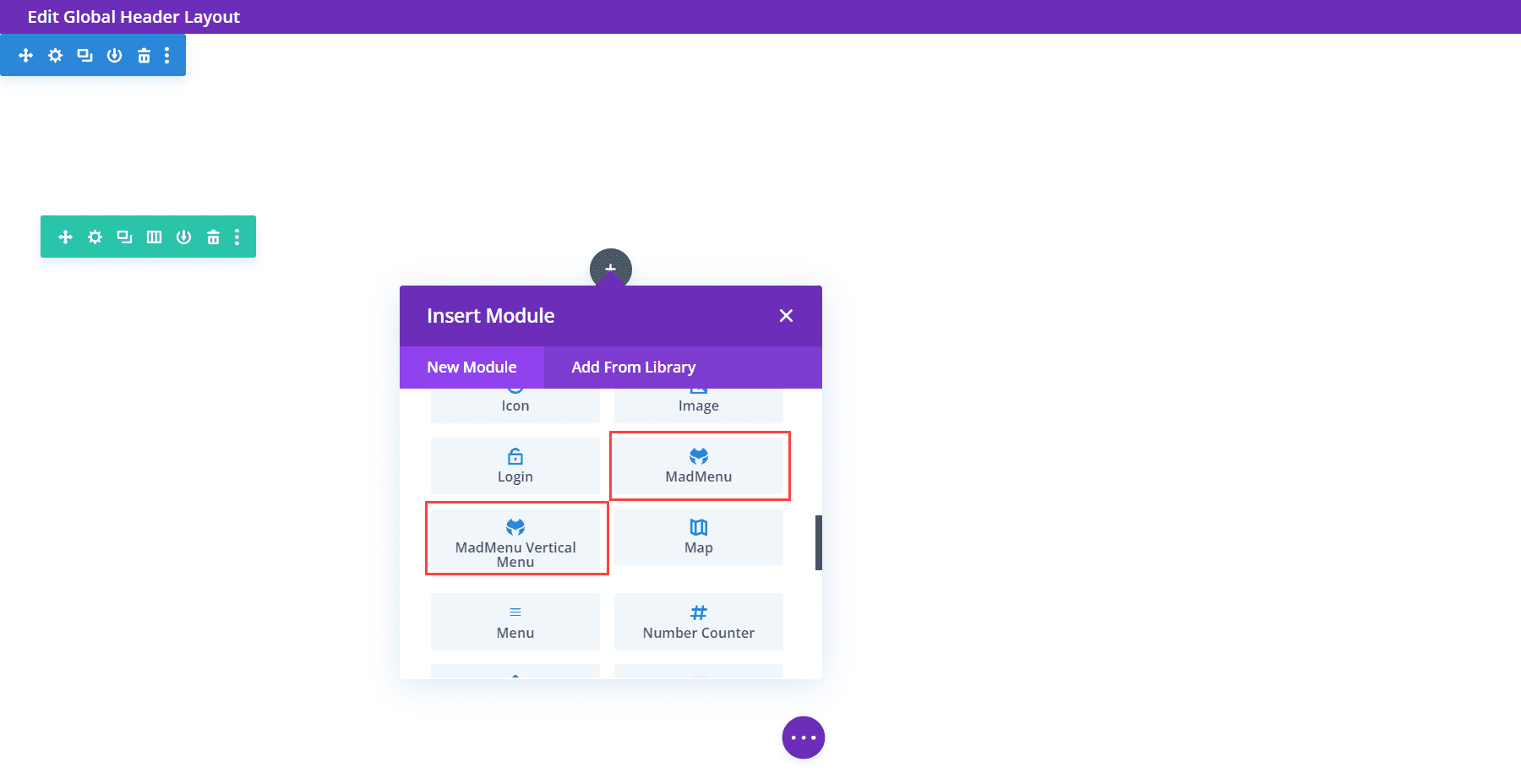 Divi MadMenu-Module
