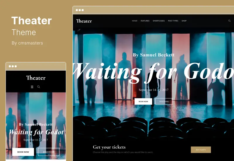Tema teatrale - Tema WordPress per concerti ed eventi artistici