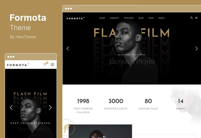 Tema Formota - Tema WordPress per studi cinematografici e registi