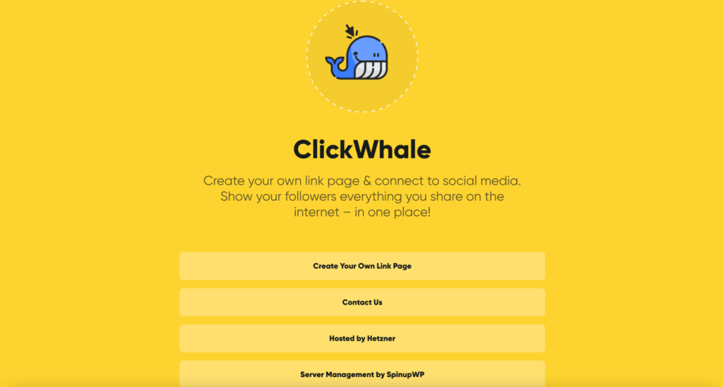 clickwhale: リンクページの構築