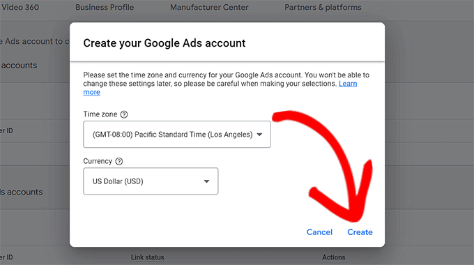 Google 広告アカウントを作成する Create a Google Ads account