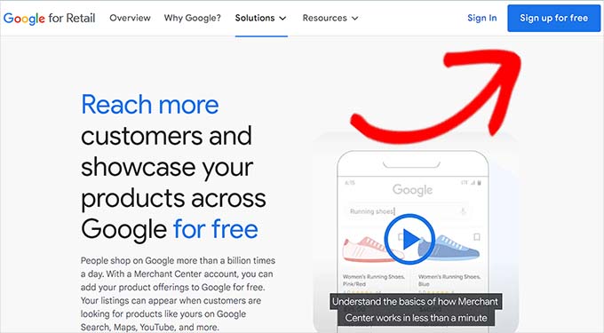 Google Merchant アカウントにサインアップする Sign up for the Google Merchant account