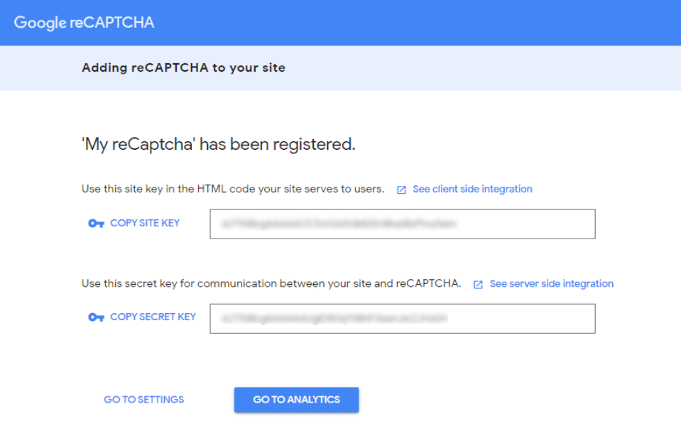 Adicionando reCAPTCHA ao seu site