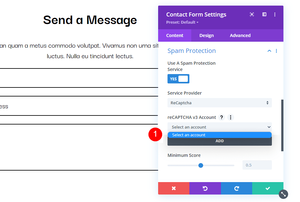 Use um serviço de proteção contra spam