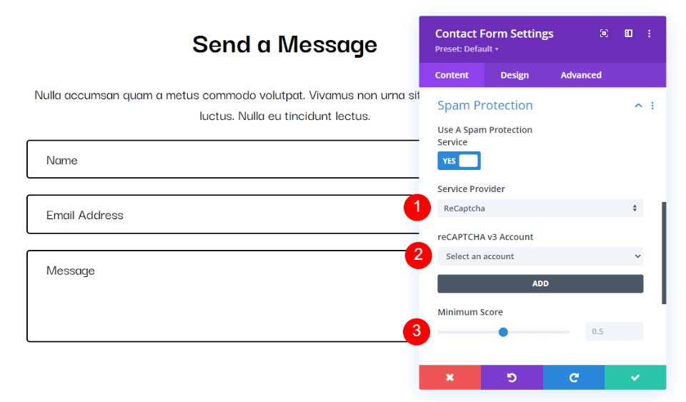 Use um serviço de proteção contra spam