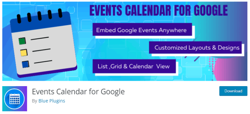 kalender acara untuk screenshot halaman unduhan google