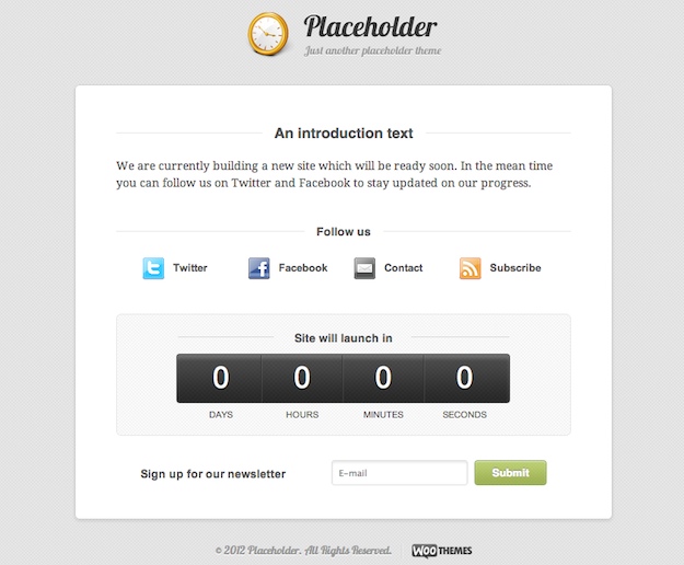 Marcador de posición Placeholder
