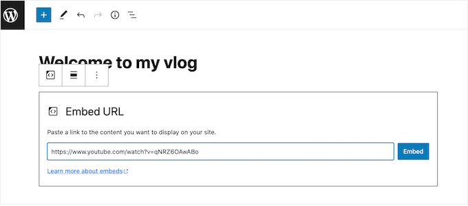 Menyematkan video YouTube di WordPress Embedding a YouTube video in WordPress