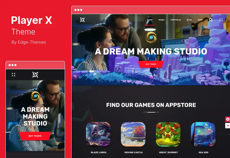 Motyw PlayerX — potężny motyw WordPress do gier i e-sportu