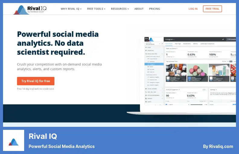 Rival IQ - potężna analiza mediów społecznościowych
