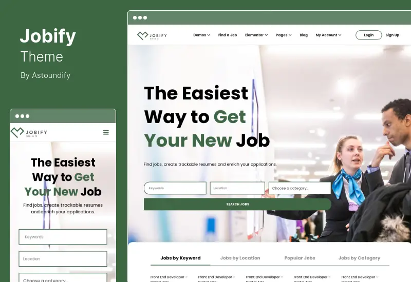Tema Jobify - Tema WordPress pentru Job Board