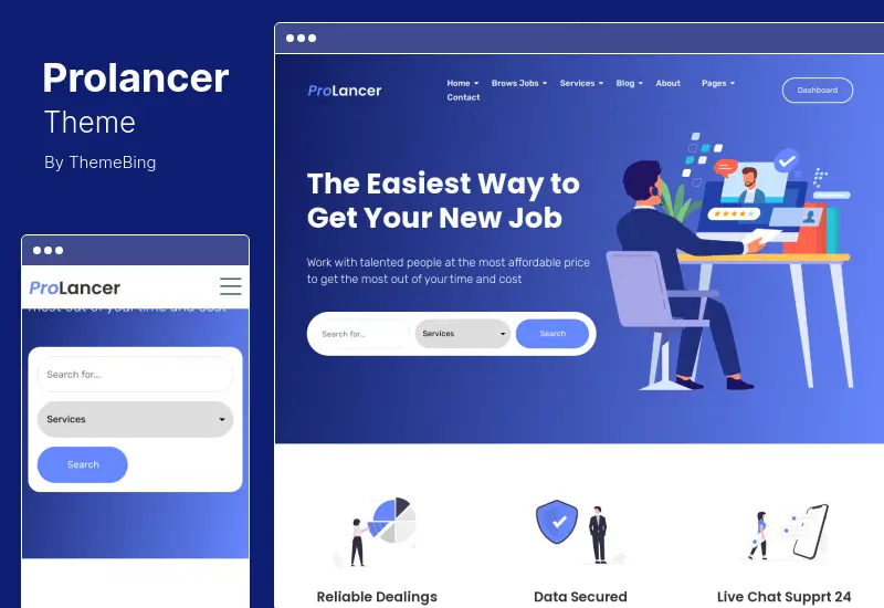 Tema Prolancer - Tema WordPress Freelance Marketplace