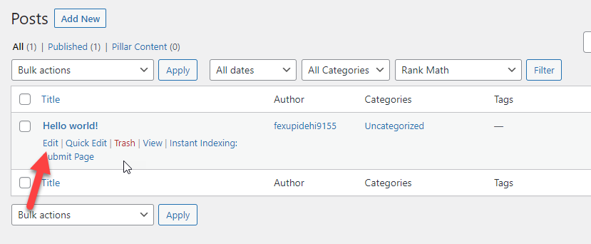 editar post - adicionar meta tags no wordpress