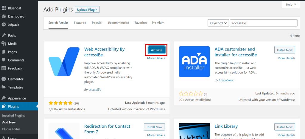 AccessiBe 插件完整指南(2023):让所有人都可以访问您的网站 3 Accessibe Plugin Installtion