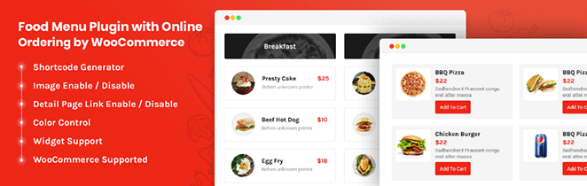 foodmenuwoocommerceplugin SeedProd Food Menu plugin WooCommerce