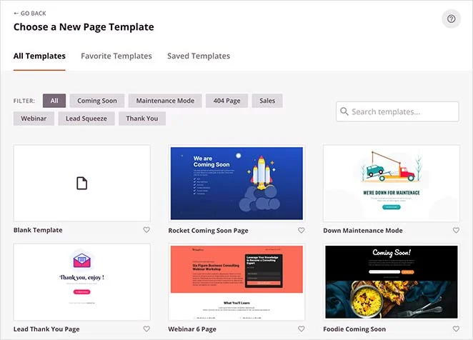 seedprodlandingpagetemplates SeedProd seedprod landing page templates