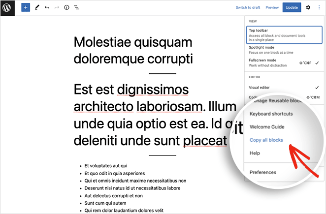 duplikatWordPresscontent SeedProd Copy all WordPress content
