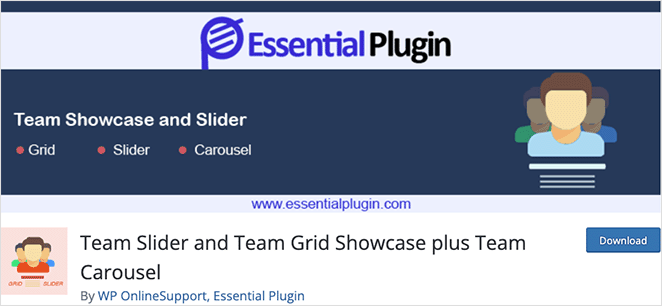 WordPressteamsliderandshowcaseplugin SeedProd WordPress team showcase and slider plugin