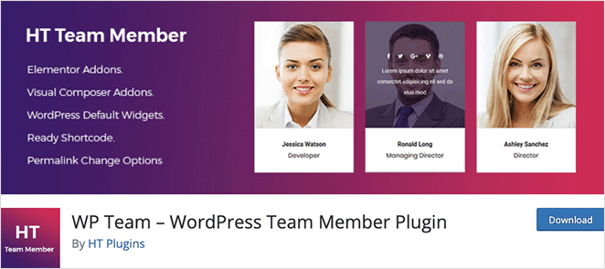 WPTeamMember 种子生产 WP Team Member Plugin