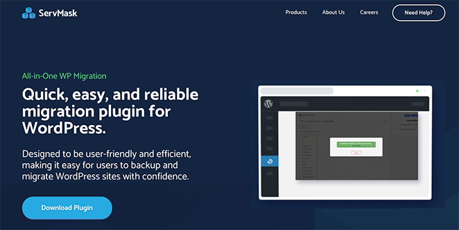 allinonewpmigration SeedProd All in One WP Migration plugin