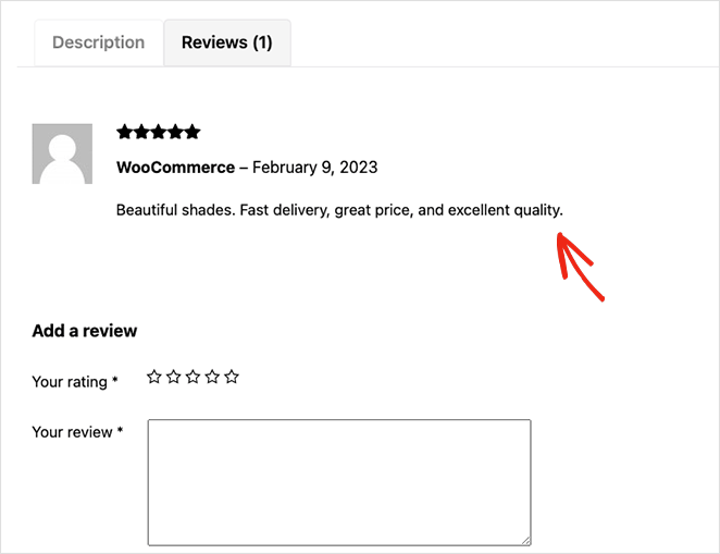 woocommercestarrating製品レビュー SeedProd Preview of WooCommerce product reviews and star ratings