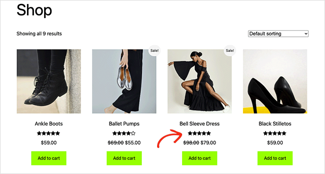 starratingsonwoocommerceshoppage SeedProd Star ratings on WooCommerce shop page