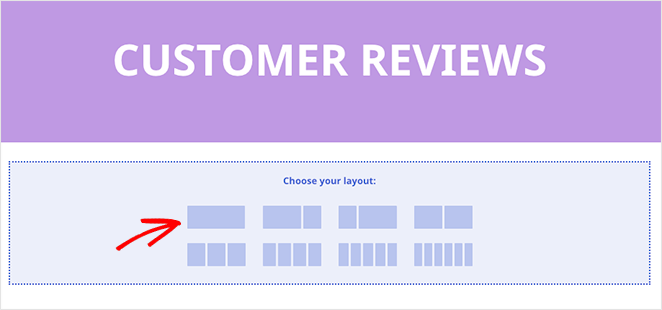 선택 레이아웃 SeedProd Choose a column layout SeedProd