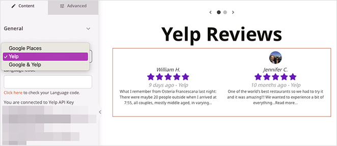 embedyelpreviewswordpress SeedProd Embed Yelp reviews WordPress