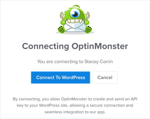 connecttowordpress SeedProd Connect OptinMonster to WordPress