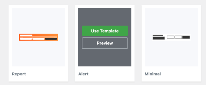 경고 템플릿 SeedProd Alert floating bar template
