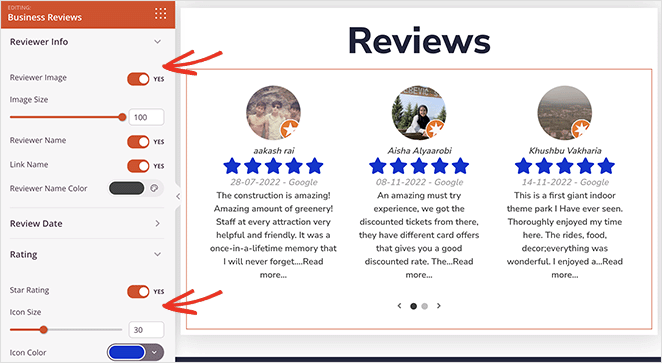 审稿人信息设置 SeedProd SeedProd Business review block