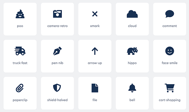 SeedProd Font Awesome icon fonts