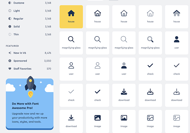шрифтawesomewebsitefonticons SeedProd icons on the Font Awesome website