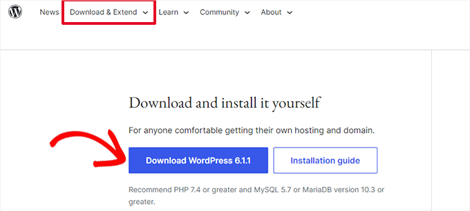 Descărcați WordPress Download WordPress