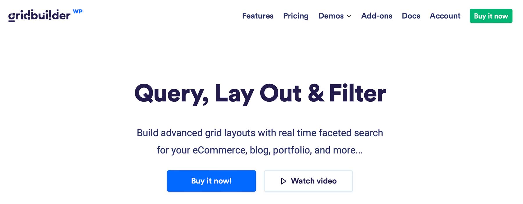 Plug-in GridbuilderWP