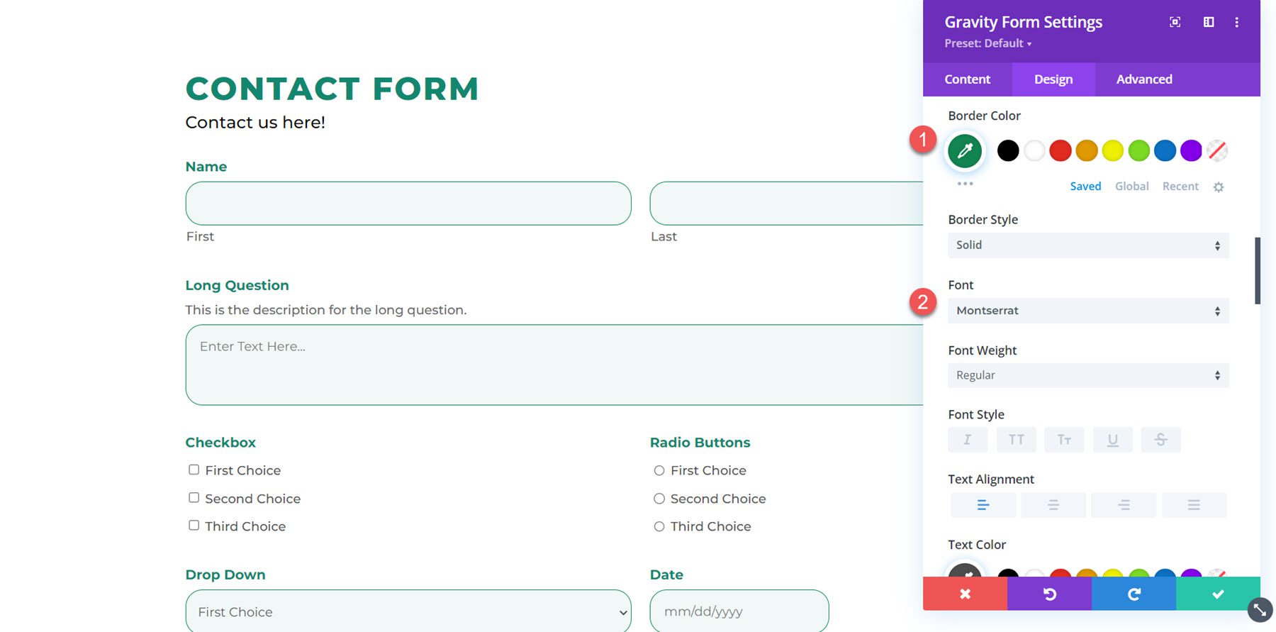Divi Plugin Evidenzia Divi Gravity Forms Input Generale 2