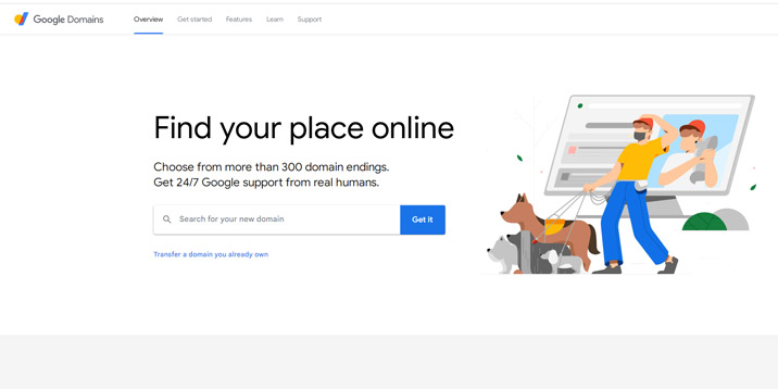 Google-domenii