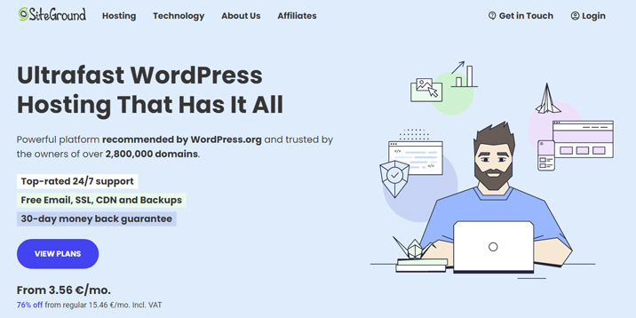 Hosting SiteGround-Joomla