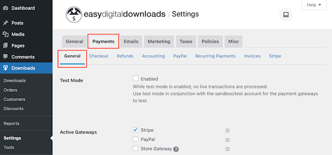 إضافة بوابات الدفع إلى موقع الويب الخاص بك على WordPress Adding payment gateways to your WordPress website