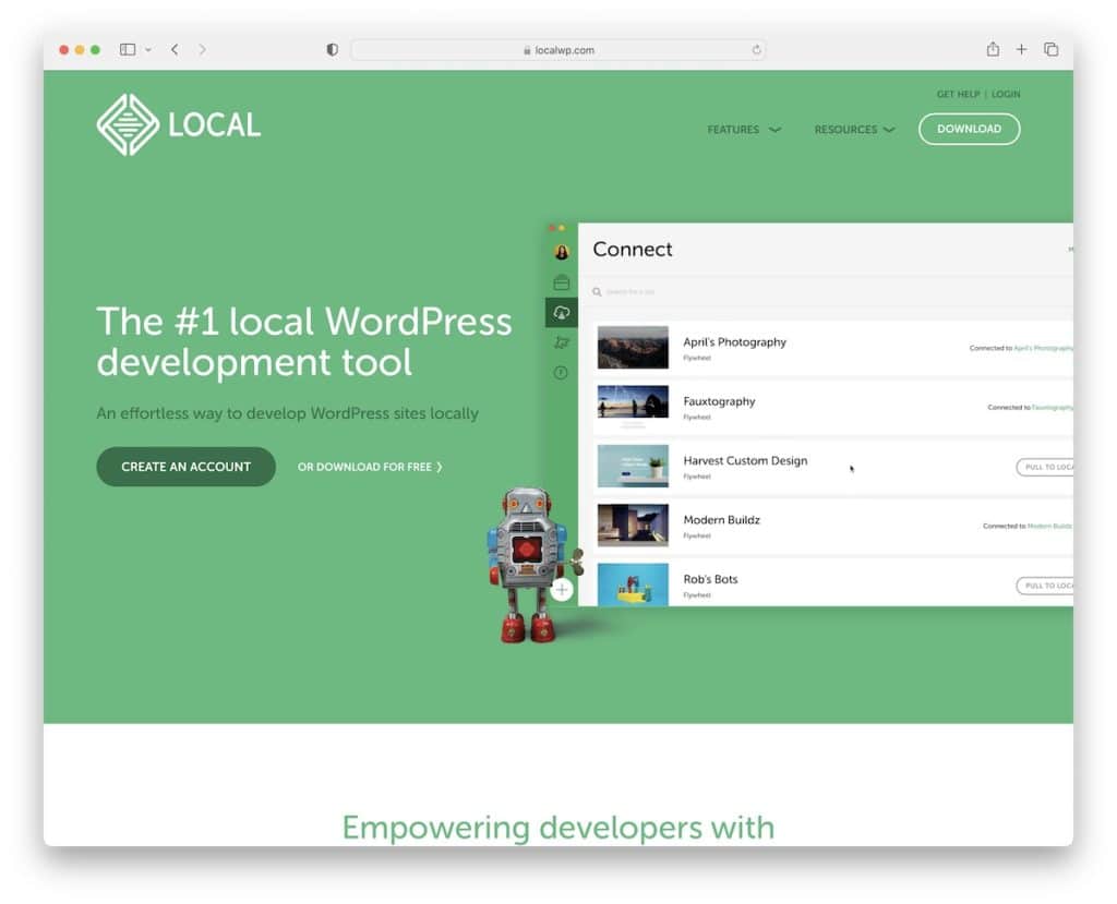 เครื่องมือพัฒนา wordpress ท้องถิ่น