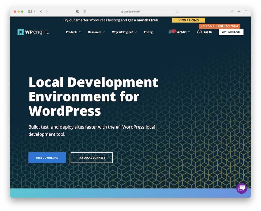 wp engine สภาพแวดล้อมการพัฒนา wordpress ท้องถิ่น