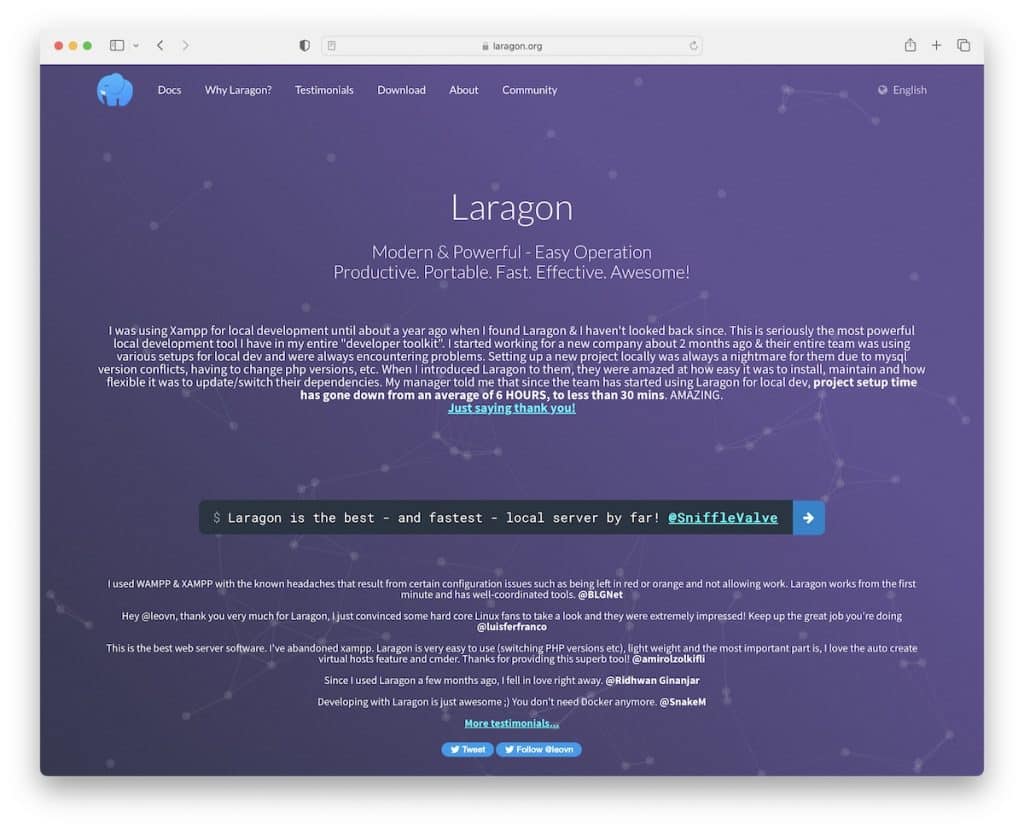 สภาพแวดล้อมการพัฒนา wordpress laragon
