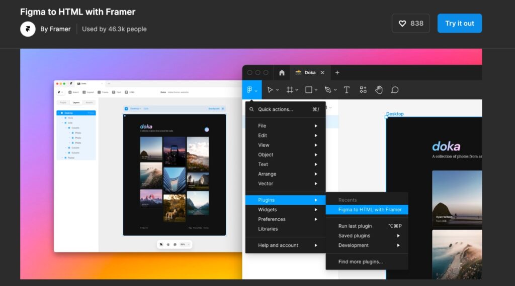 Figma إلى Framer