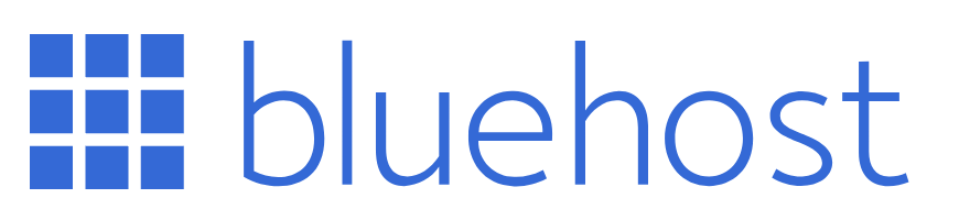 logotipo do host azul